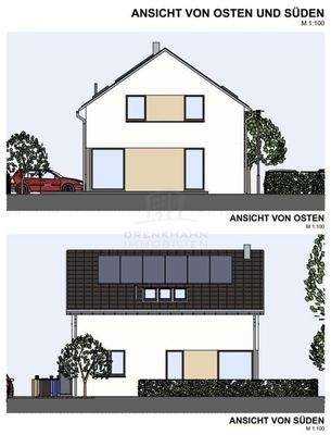 Ansicht von Osten und Süden