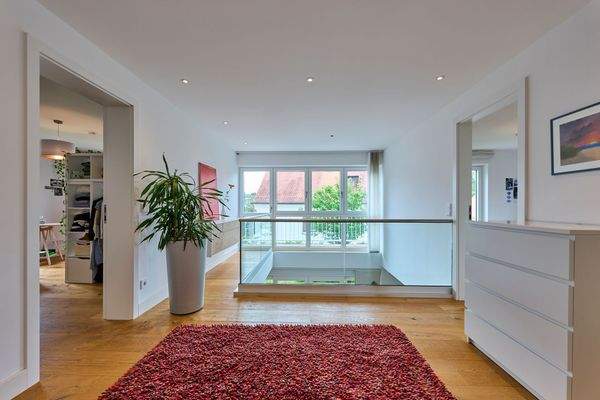 Atrium mit offenem Flurbereich