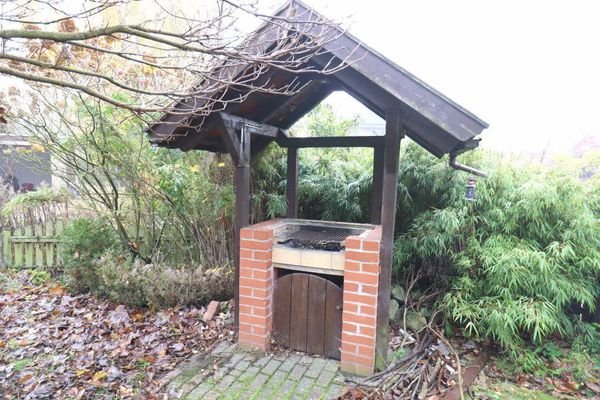 Grillecke im Garten