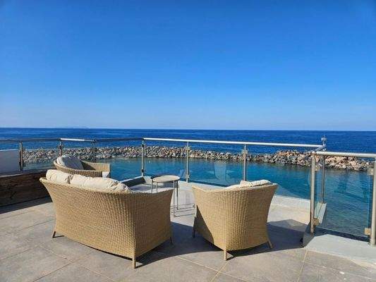 Kreta, Sisi: Wohnung im Zentrum mit fantastischem Meerblick zu verkaufen