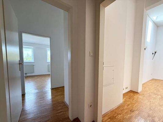 Gang zu Schlafzimmern