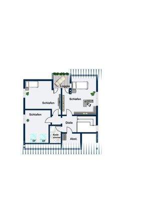 Dachgeschoss - möglicher Grundriss II