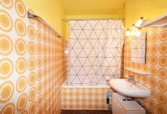 Badezimmer im Retro Style
