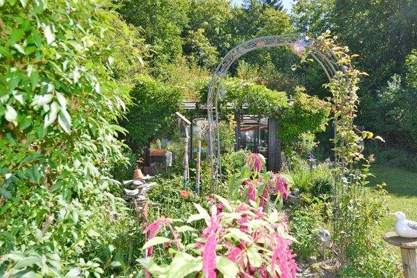 Garten Teil II mit Pavillion