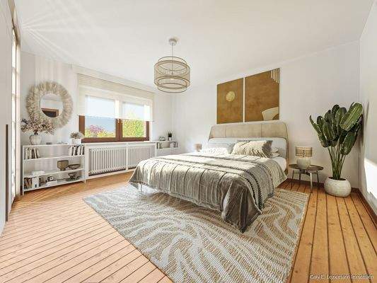 Obergeschoss Schlafzimmer Beispieleinrichtung