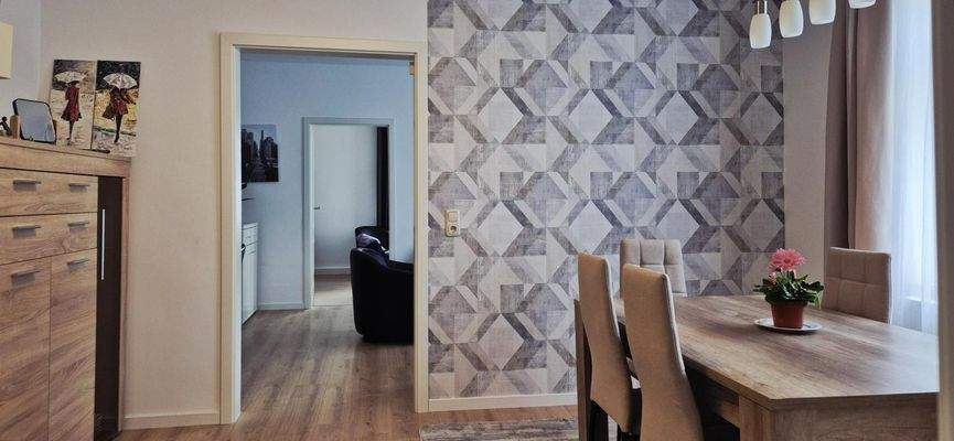 Blick aus Richtung Küche