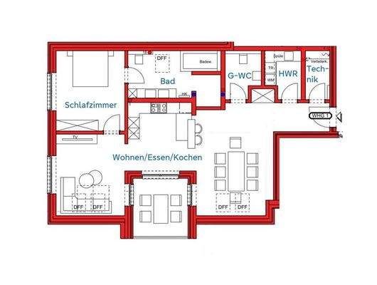 Wohnung 01 - 111,57 m²