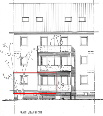 Grundriss Rückseite