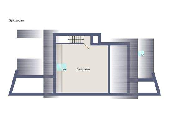 Grundriss Spitzboden