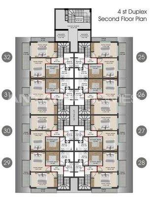 Real Estate with Rich Communal Amenities in Alanya Mahmutlar
