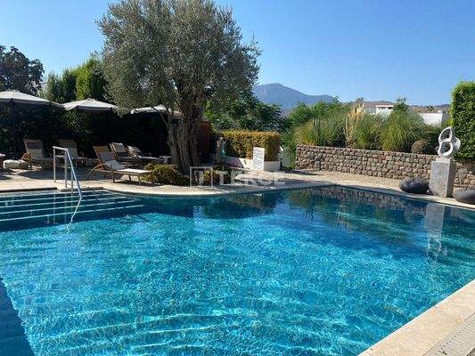 Furnished Apartment with Cove View in Bodrum Türkbükü