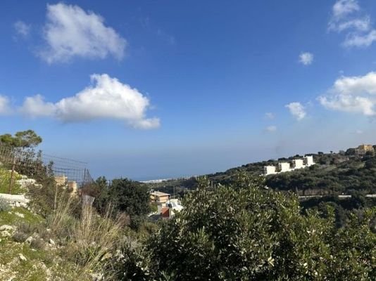 Kreta, Roussospiti: Hanggrundstück mit Meerblick z