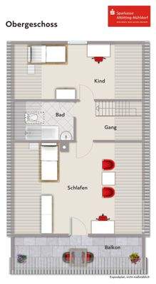 Grundriss Obergeschoss