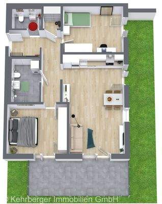 Grundriss der Wohnung 5