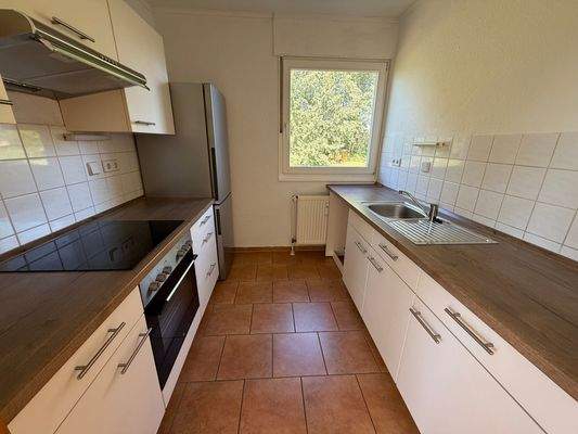 Separate Küche im Erdgeschoss