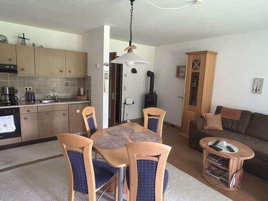 Kochen, wohnen+schlafen