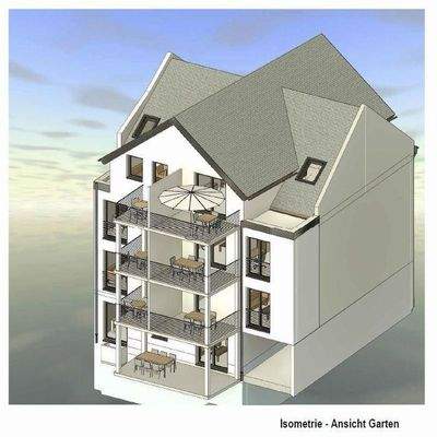 Entwurf Ansicht Garten