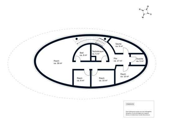 Grundrissplanung Untergeschoss