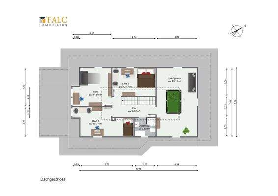 Grundriss - Obergeschoss