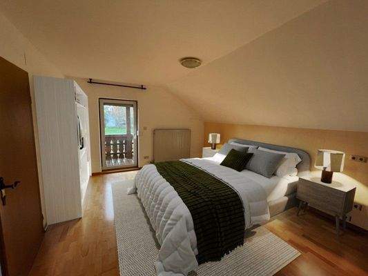 Schlafen OG - Modellaufnahme