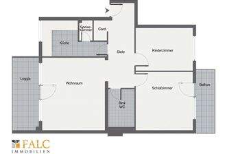 Grundriss - unmöbliert