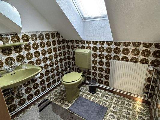 WC im Dachgeschoss