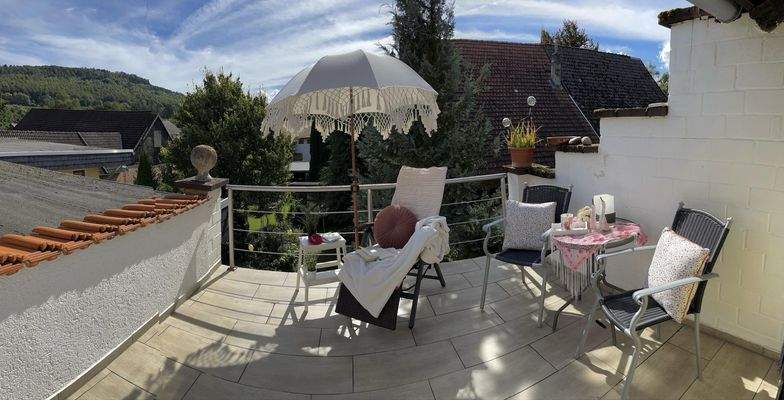 2. Balkon im Obergeschoss