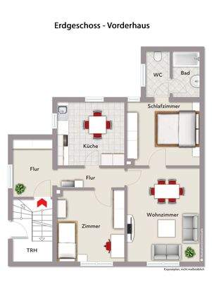 Erdgeschoss - Vorderhaus