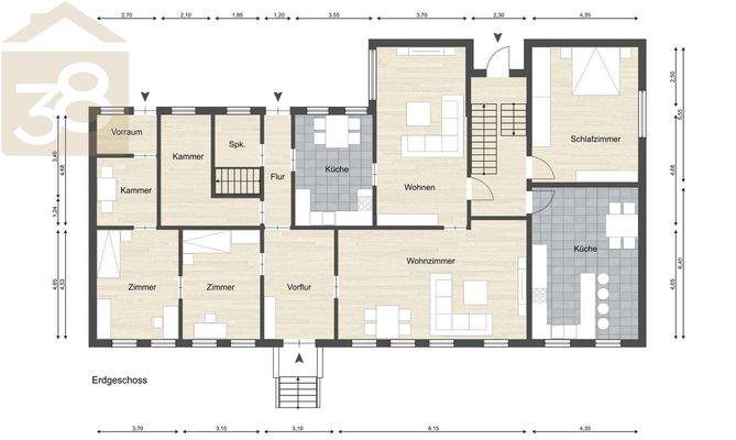 Grundriss Erdgeschoss