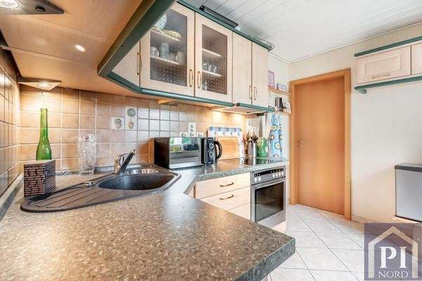 Küche im Dachgeschoss