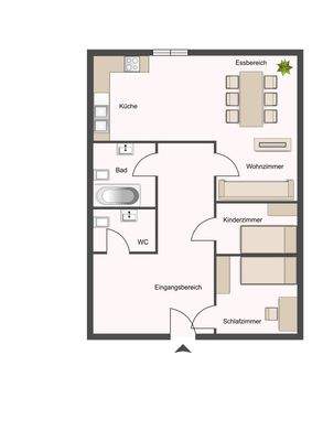 Grundriss Dachgeschoss 