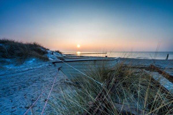 Sonnenuntergang am Strand