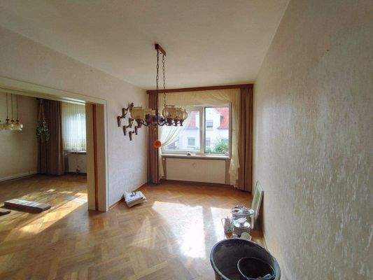 Wohnung im Obergeschoss Wohnzimmer