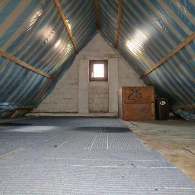 Dachgeschoß miit Isolierung