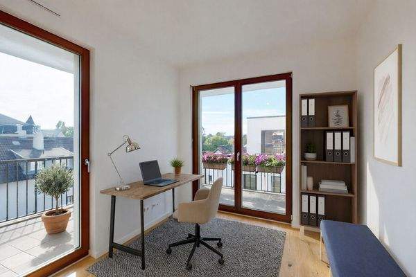 Arbeitszimmer Visualisierung