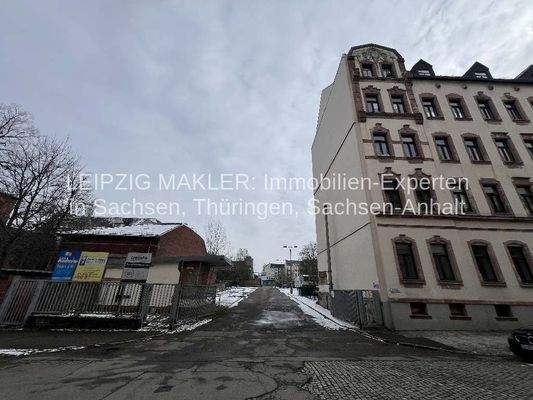 Ansicht von der Reinhardtstraße