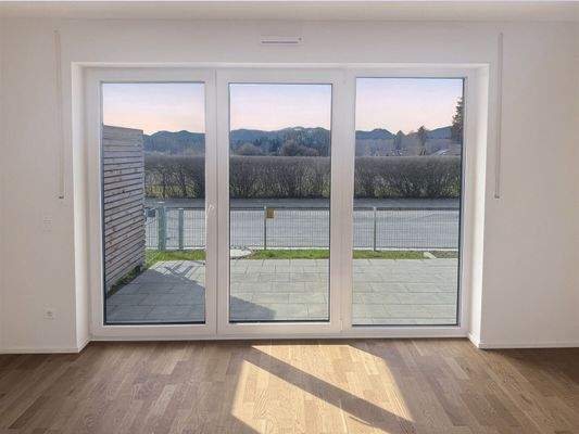 Ausblick Wohnzimmer