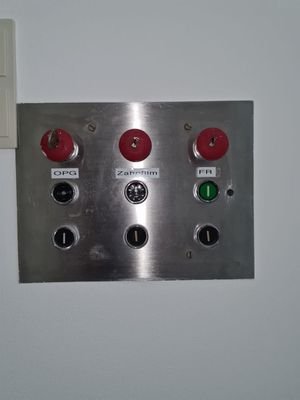 Röntgen Bedientafel