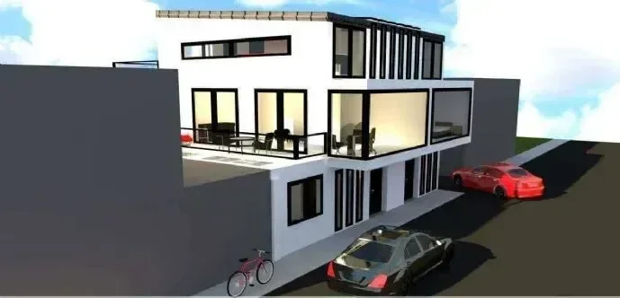 Neubau Seitenansicht