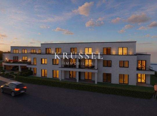 Jede Wohnung verfügt über eine Terrasse oder einen Balkon