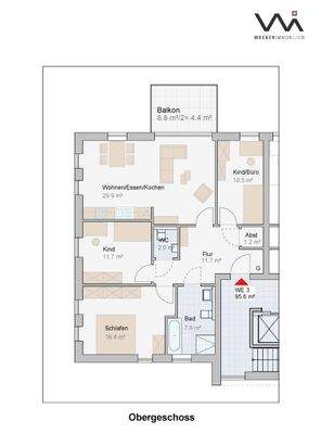 Grundriss Haus 2 I Whg. 3