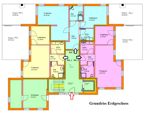 EG Grundriss WE 2