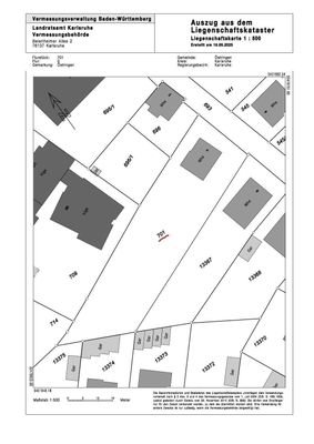 Lageplan Flst. Nr. 701