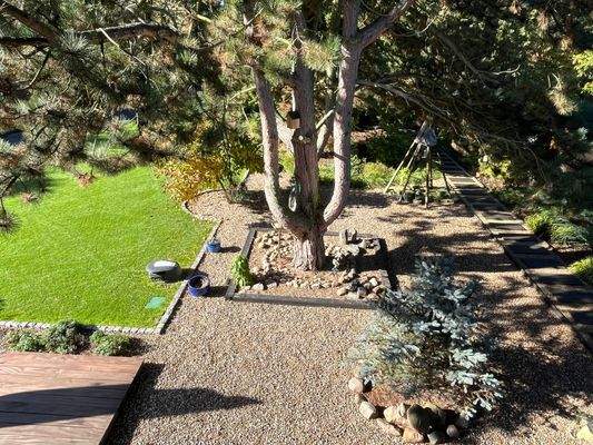 Ansicht Garten vom Balkon.JPG