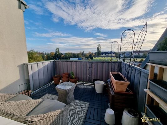 Terrasse und Ausblick