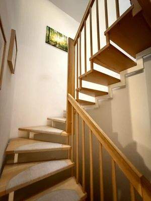 Treppe ins erste Obergeschoss