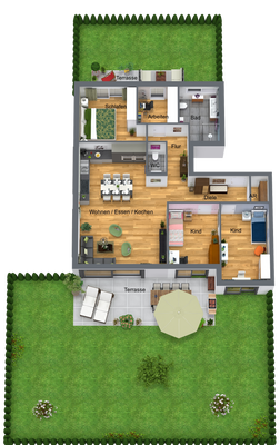 Garten zur Wohnung (Sondernutzung)
