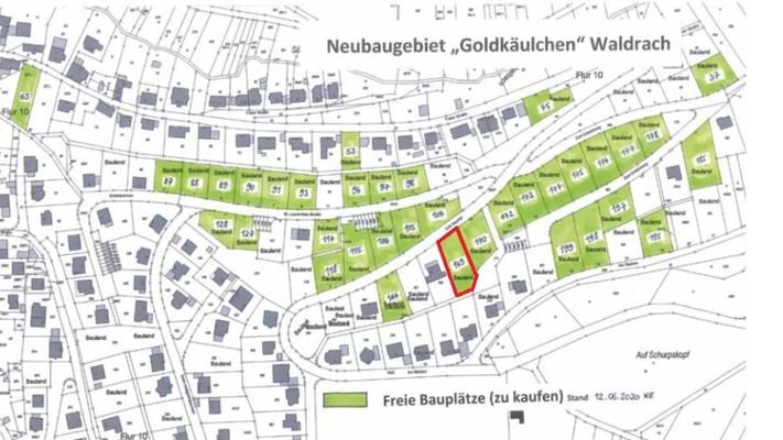 Lageplan "Goldkäulchen"