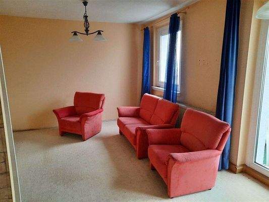 Wohnraum 3 mit Polstermöbeln