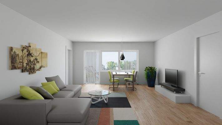 Das visualisierte Wohnzimmer